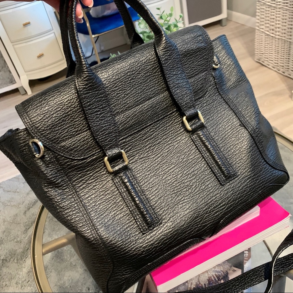 3.1 PHILLIP LIM MEDIUM PASHLI BLACK! - Picture 4 of 8